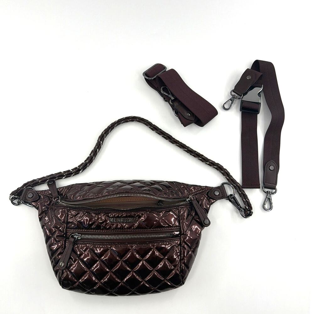 MZ Wallace Bordeaux Crosby Small Crossbody Sling Bag - Picture 7 of 10